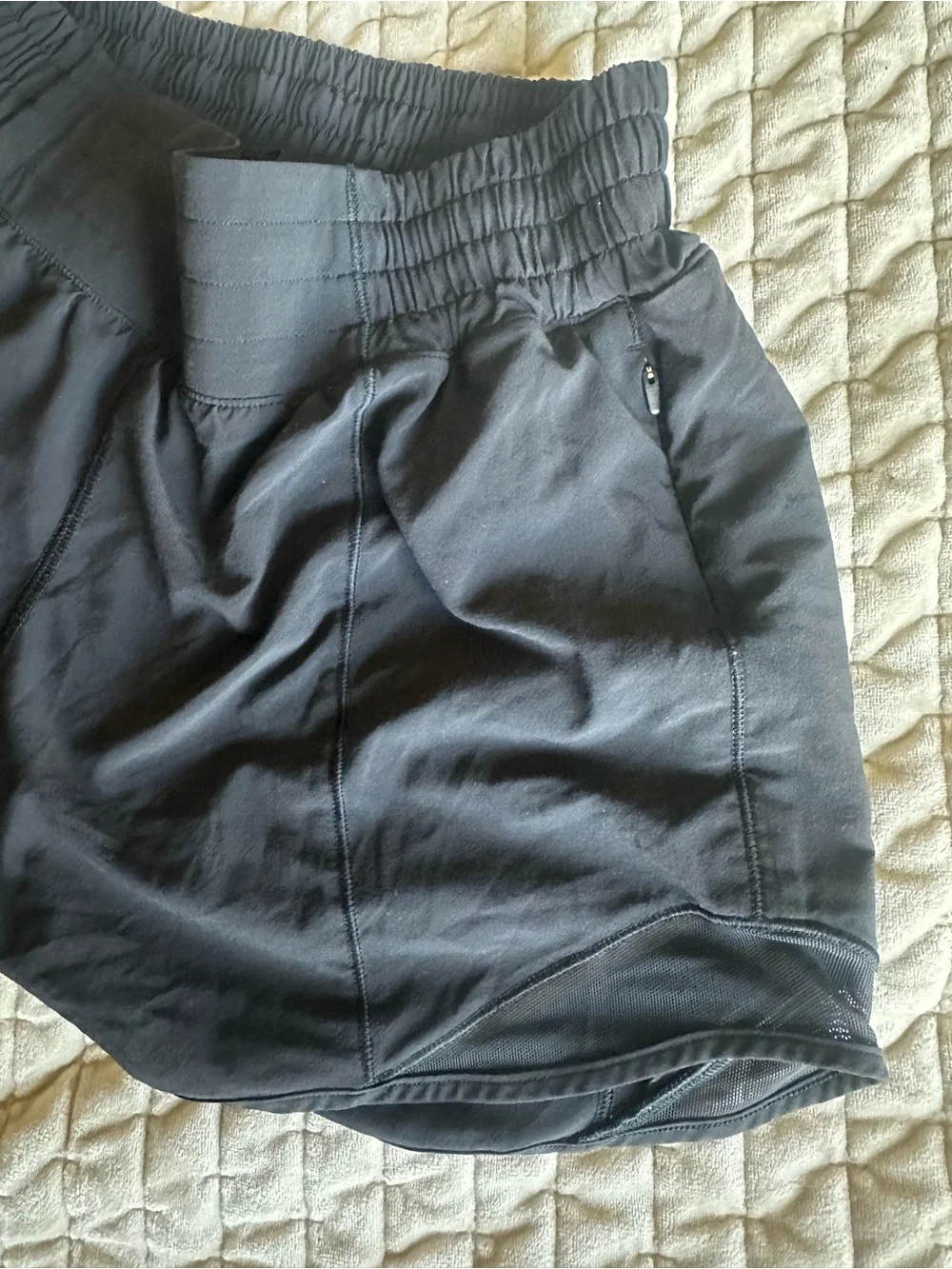 lululemon athletica Black High-Waist Athletic Shorts